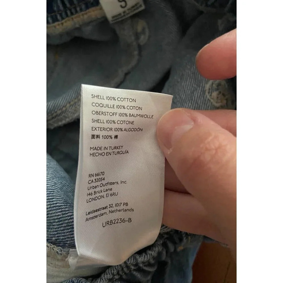 Urban Outfitters BDG Baggy 90s Jeans Smiley Face Embroidered Size Small Grunge - Picture 8 of 12